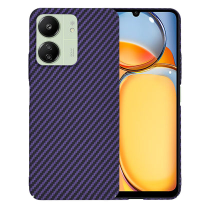 Deksel for Xiaomi Redmi 13C 5G / 13C / Poco C65, Techsuit, Carbonite FiberShell, Lilla