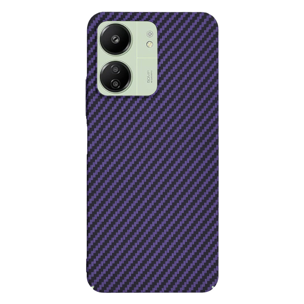 Deksel for Xiaomi Redmi 13C 5G / 13C / Poco C65, Techsuit, Carbonite FiberShell, Lilla