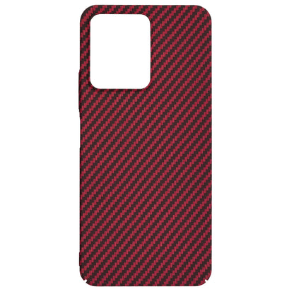 Deksel for Xiaomi Redmi 13C 5G / 13C / Poco C65, Techsuit, Carbonite FiberShell, Rød