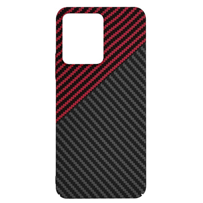 Deksel for Xiaomi Redmi 13C 5G / 13C / Poco C65, Techsuit, Carbonite FiberShell, Svart Rød