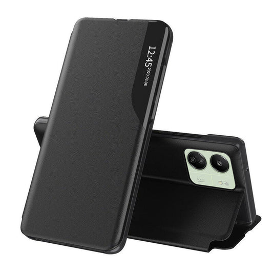 Deksel for Xiaomi Redmi 13C 5G / 13C / Poco C65, Techsuit, eFold, Svart