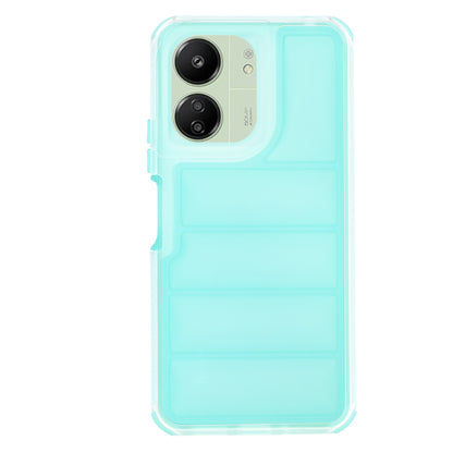 Deksel for Xiaomi Redmi 13C 5G / 13C / Poco C65, Techsuit, Wave Shield, Turkis