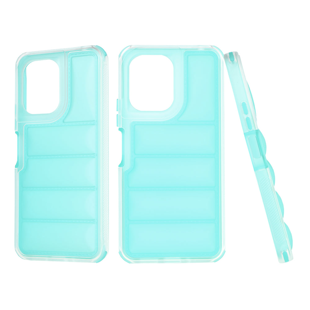 Deksel for Xiaomi Redmi 13C 5G / 13C / Poco C65, Techsuit, Wave Shield, Turkis