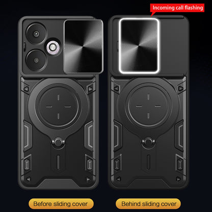 Deksel til Xiaomi Redmi 13C 5G, Techsuit, CamGuard Pro, Rød