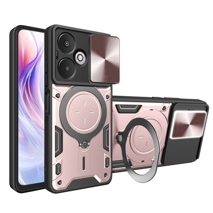 Deksel til Xiaomi Redmi 13C 5G, Techsuit, CamGuard Pro, Rosa Gull