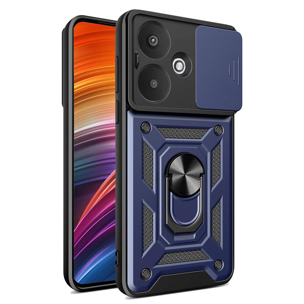 Deksel til Xiaomi Redmi 13C 5G, Techsuit, CamShield, Blå
