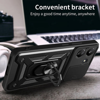 Deksel til Xiaomi Redmi 13C 5G, Techsuit, CamShield, Svart