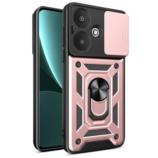 Deksel for Xiaomi Redmi 13C 5G, Techsuit, CamShield, Rosa