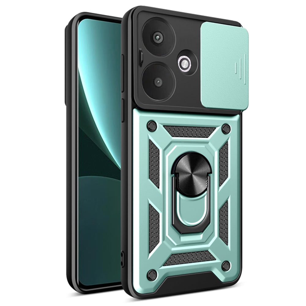 Deksel for Xiaomi Redmi 13C 5G, Techsuit, CamShield, Grønn
