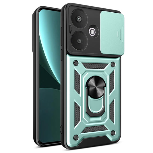 Deksel for Xiaomi Redmi 13C 5G, Techsuit, CamShield, Grønn