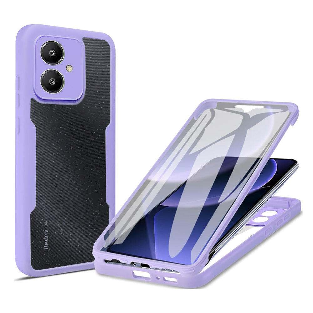 Deksel for Xiaomi Redmi 13C 5G, Techsuit, ColorVerse 360, Lilla