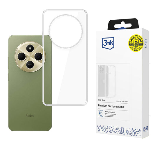Deksel for Xiaomi Redmi 14C, 3MK, Klar, Transparent