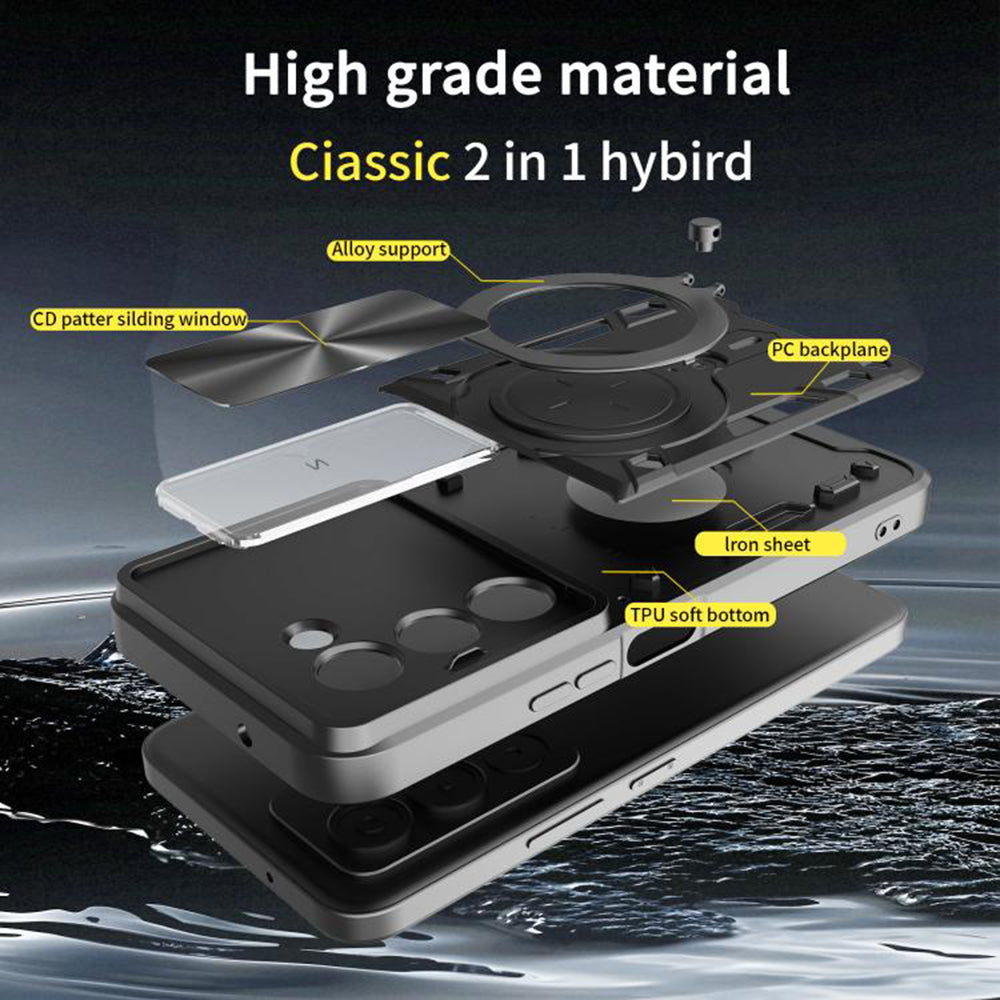 Deksel for Xiaomi Redmi 15 5G / 15 4G, Techsuit, CamGuard Pro, Lilla