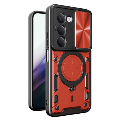 Deksel for Xiaomi Redmi 15 5G / 15 4G, Techsuit, CamGuard Pro, Rød