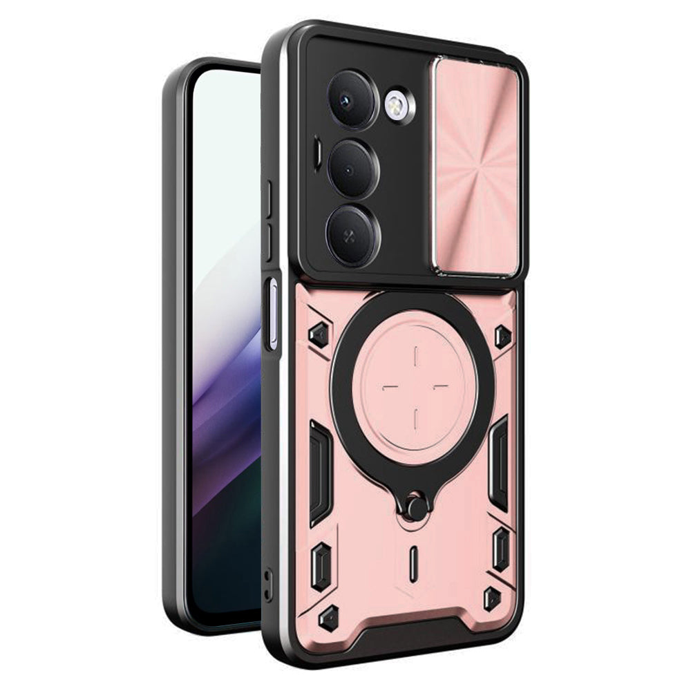 Deksel for Xiaomi Redmi 15 5G / 15 4G, Techsuit, CamGuard Pro, Rosa