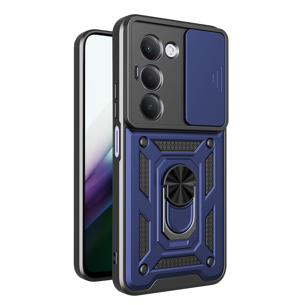 Deksel for Xiaomi Redmi 15 5G / 15 4G, Techsuit, CamShield, Blå