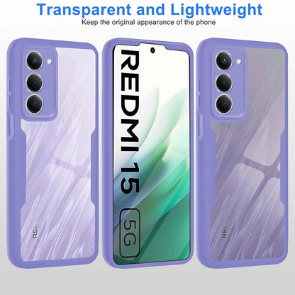 Deksel for Xiaomi Redmi 15 5G / 15 4G, Techsuit, ColorVerse 360, Lilla