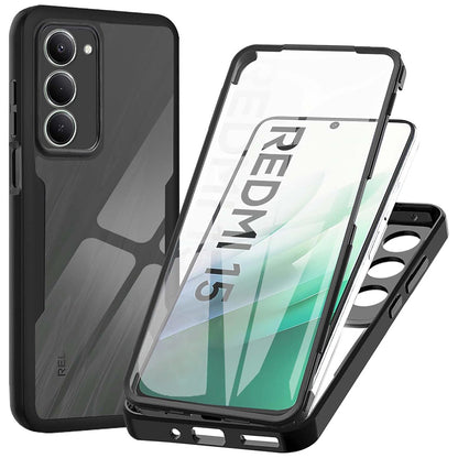 Deksel for Xiaomi Redmi 15 5G / 15 4G, Techsuit, ColorVerse 360, Svart