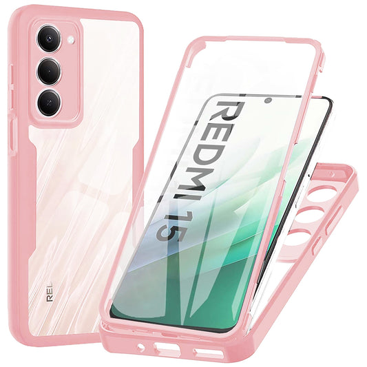 Deksel for Xiaomi Redmi 15 5G / 15 4G, Techsuit, ColorVerse 360, Rosa