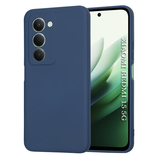 Deksel til Xiaomi Redmi 15 5G / 15 4G, Techsuit, SoftFlex, Marineblå