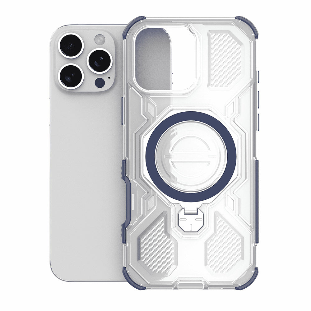 Deksel for Xiaomi Redmi 15C 5G / 15C 4G, Techsuit, Carbon Shield Pro, Blå