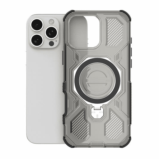Deksel til Xiaomi Redmi 15C 5G / 15C 4G, Techsuit, Carbon Shield Pro, Røykfarget