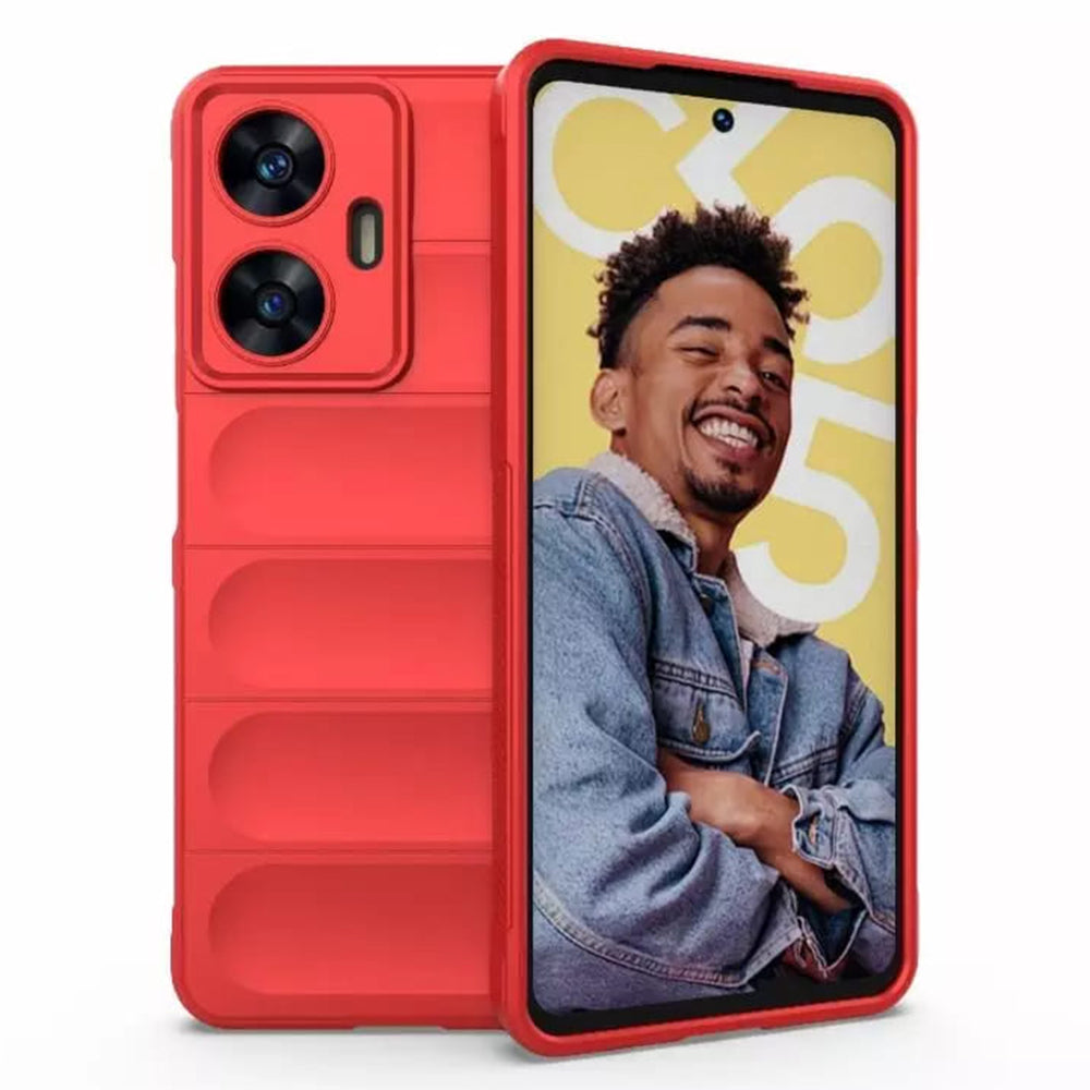 Deksel for Xiaomi Redmi 15C 5G / 15C 4G, Techsuit, Magic Shield, Rød