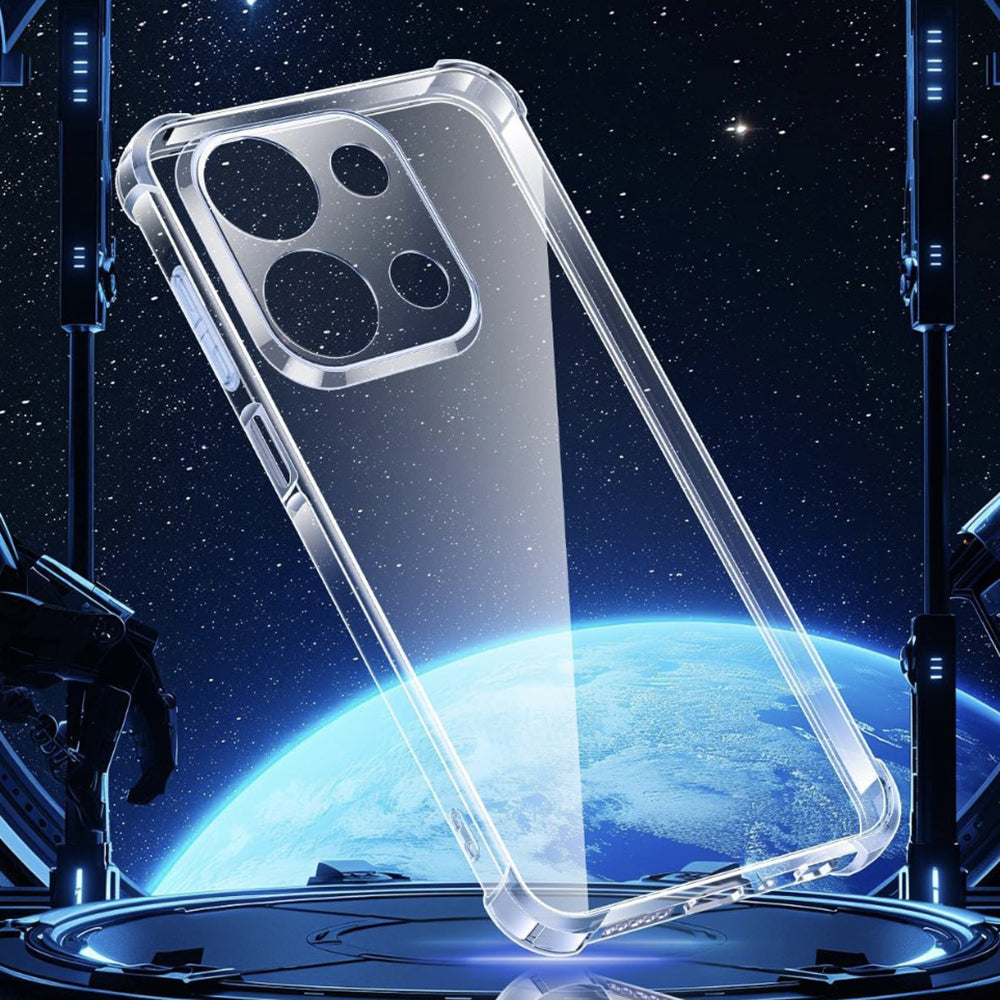 Deksel for Xiaomi Redmi 15C 5G / 15C 4G, Techsuit, Støtsikker Klar, Transparent