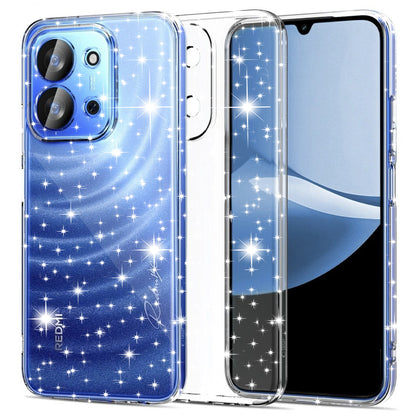 Deksel for Xiaomi Redmi 15C 5G / 15C 4G, Techsuit, SparkleSkin, Transparent