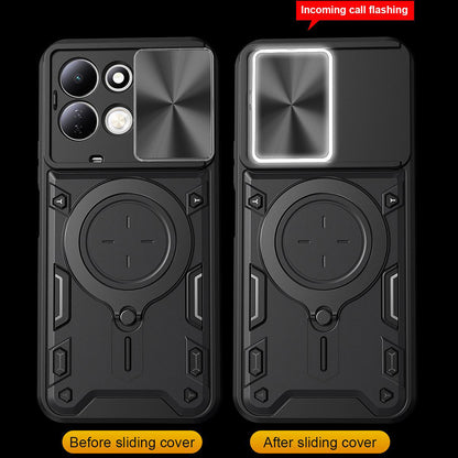 Deksel til Xiaomi Redmi 17 5G / 17 4G, Techsuit, CamGuard Pro, rød