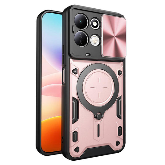 Deksel til Xiaomi Redmi 17 5G / 17 4G, Techsuit, CamGuard Pro, roségull