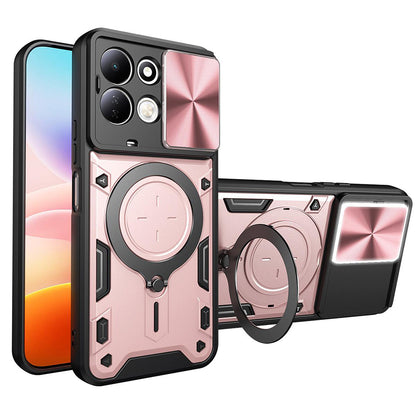 Deksel til Xiaomi Redmi 17 5G / 17 4G, Techsuit, CamGuard Pro, roségull