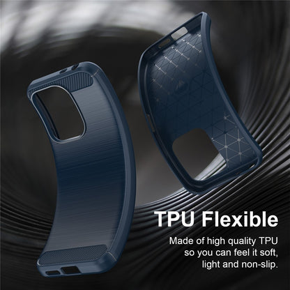 Deksel for Xiaomi Redmi 17 5G / 17 4G, Techsuit, Karbon, Blå
