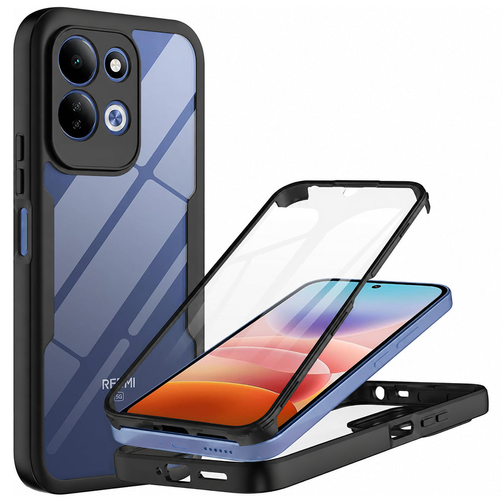 Deksel for Xiaomi Redmi 17 5G / 17 4G, Techsuit, ColorVerse 360, Svart