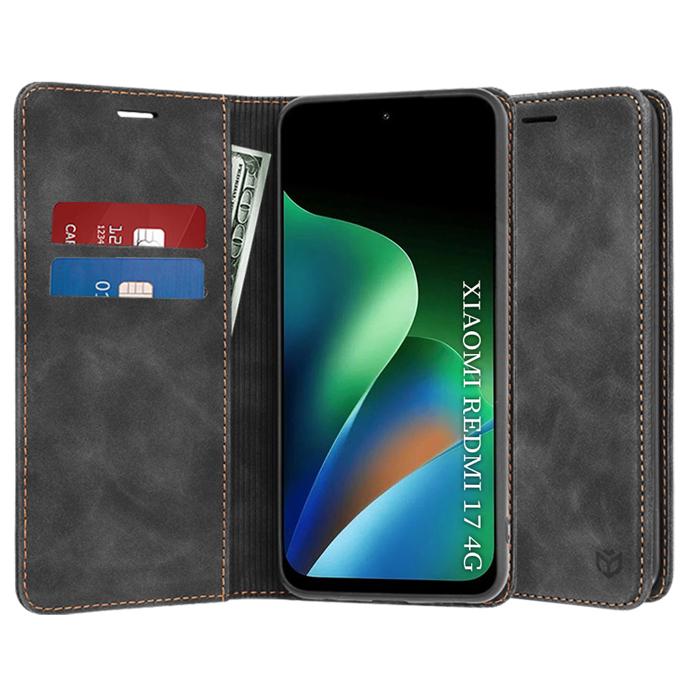 Deksel for Xiaomi Redmi 17 5G / 17 4G, Techsuit, Confy, Svart