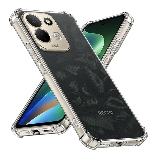 Deksel til Xiaomi Redmi 17 5G / 17 4G, Techsuit, støtsikkert og gjennomsiktig, transparent