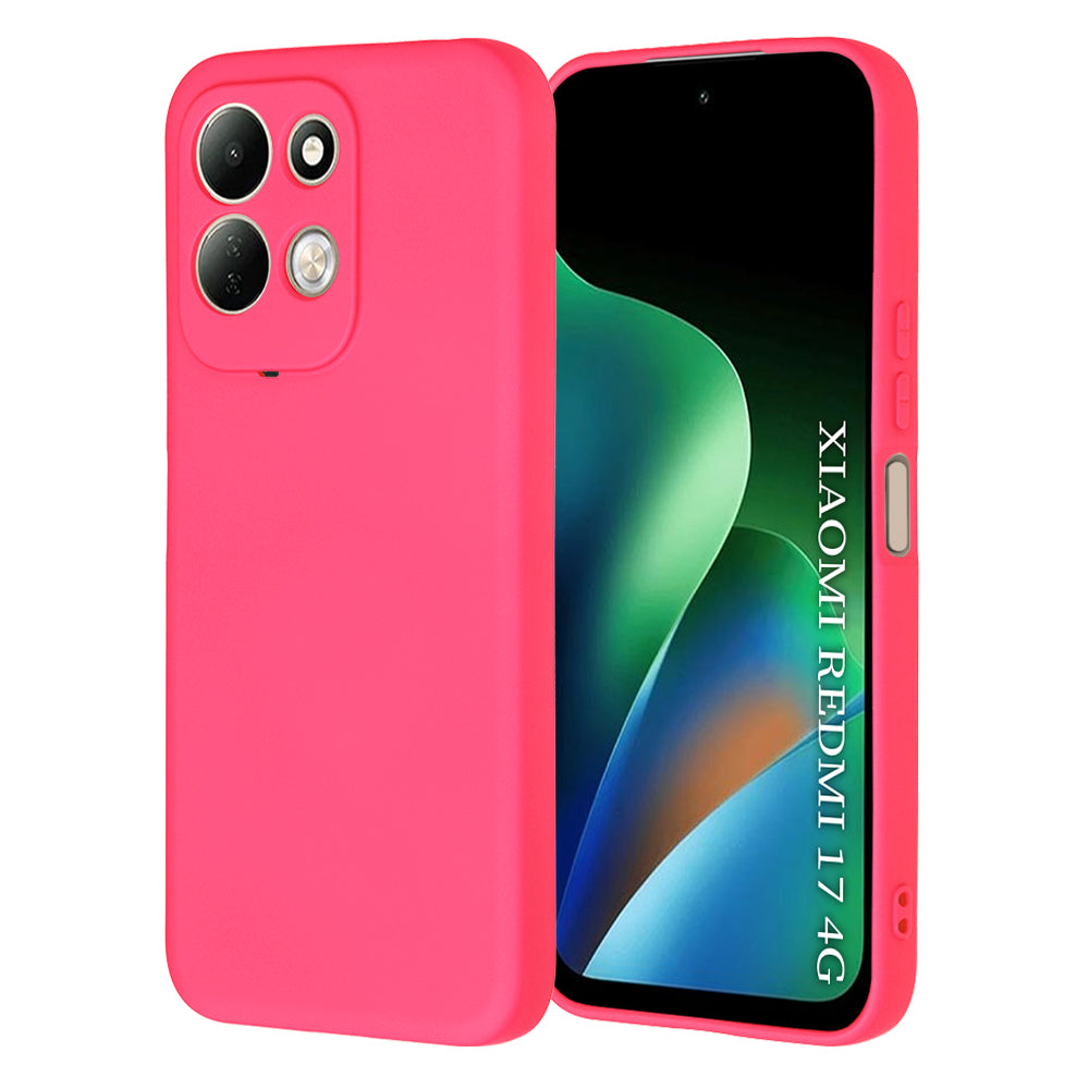 Deksel til Xiaomi Redmi 17 5G / 17 4G, Techsuit, SoftFlex, mørk rosa