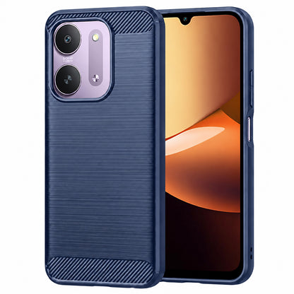 Deksel til Xiaomi Redmi 17C 5G, Techsuit, Carbon, blå