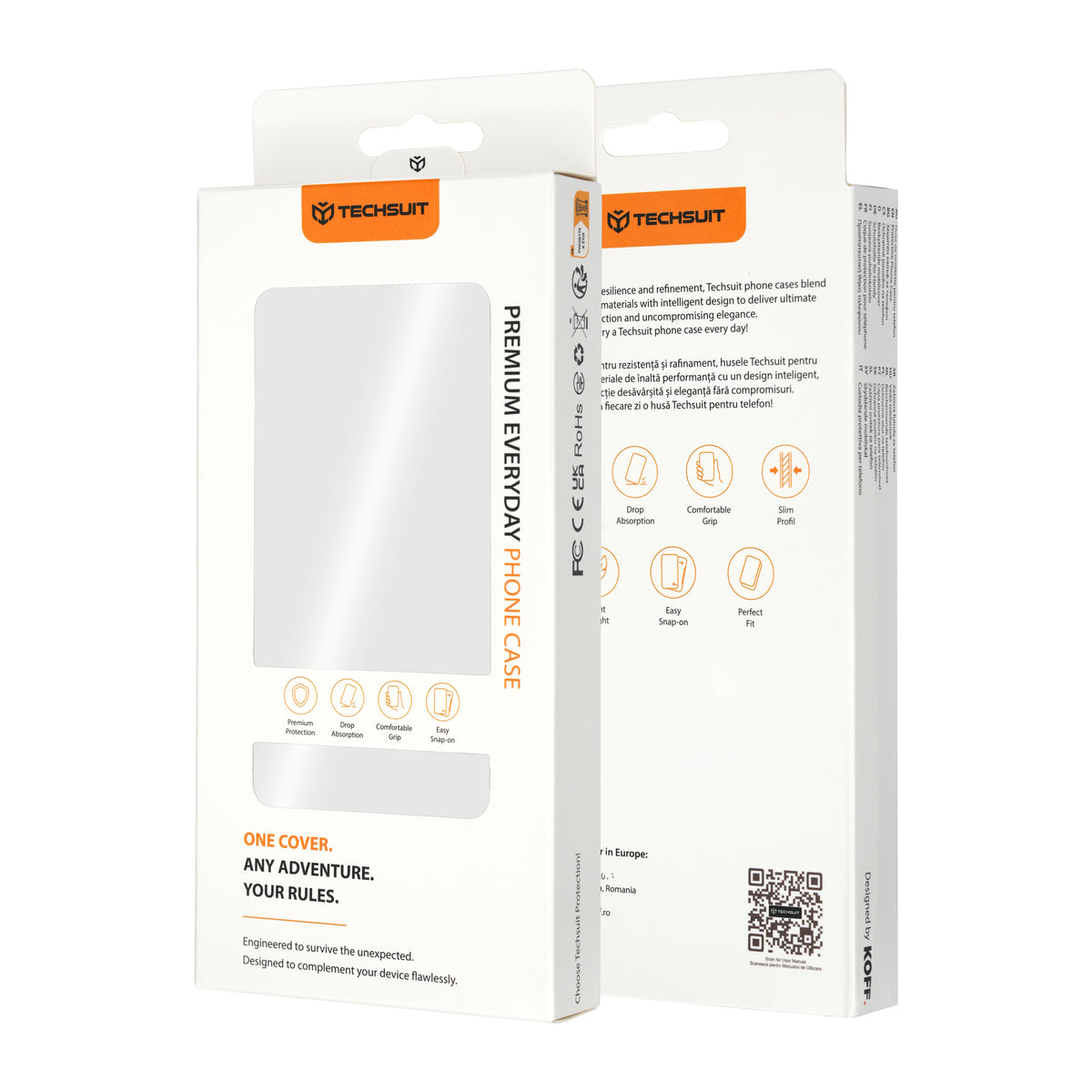 Deksel for Xiaomi Redmi 17C 5G, Techsuit, Confy, Svart