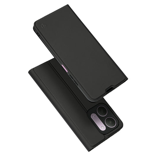 Deksel til Xiaomi Redmi 17C 5G, Techsuit, Magskin Book, Svart