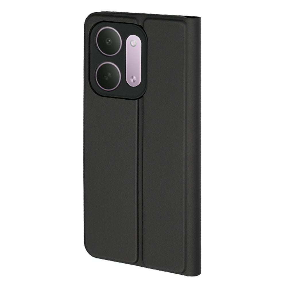 Deksel til Xiaomi Redmi 17C 5G, Techsuit, Magskin Book, Svart