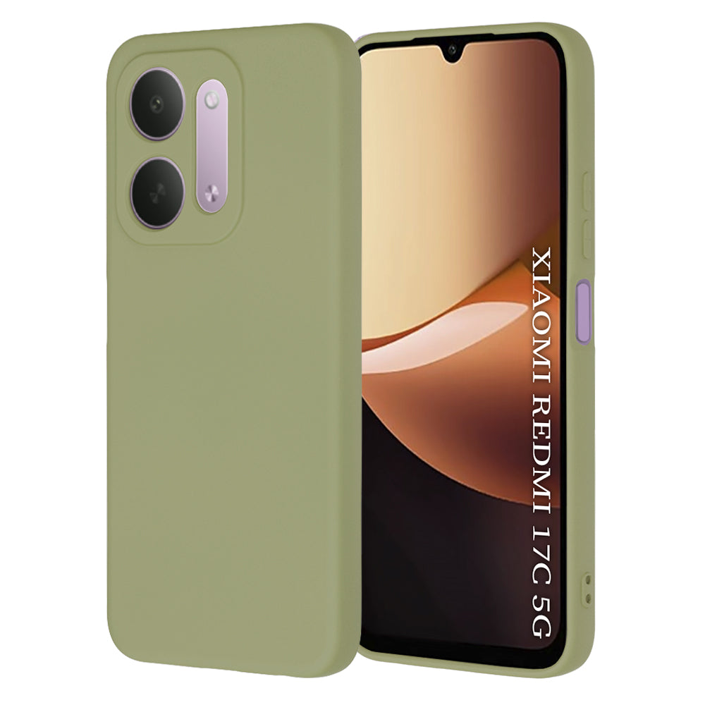 Deksel til Xiaomi Redmi 17C 5G, Techsuit, SoftFlex, Matcha

