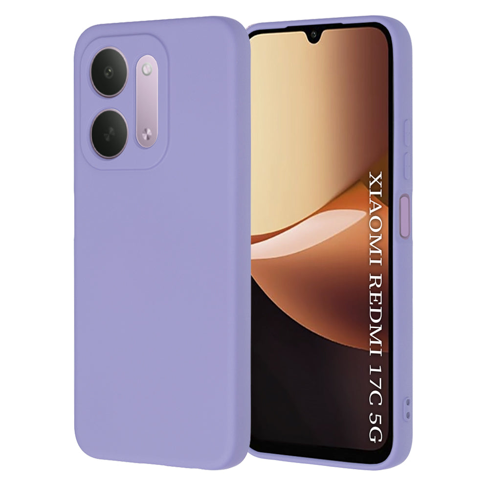 Deksel til Xiaomi Redmi 17C 5G, Techsuit, SoftFlex, lys lilla