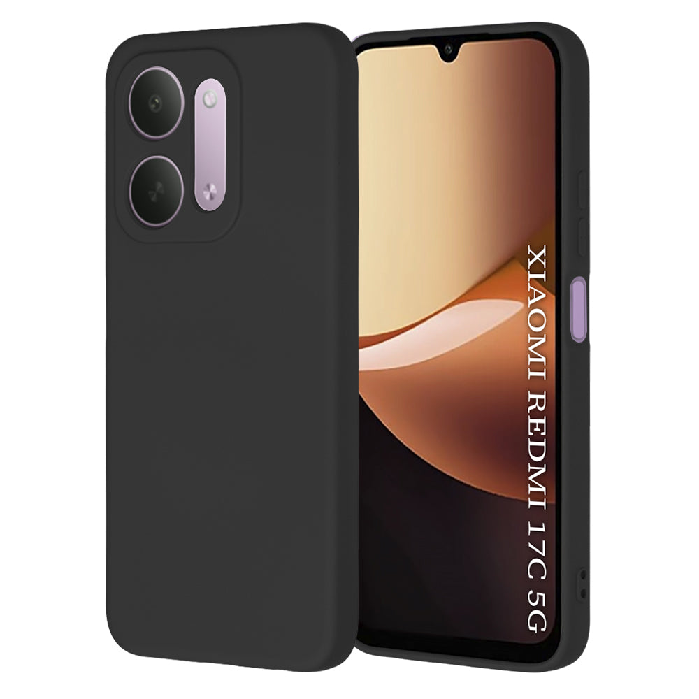Deksel til Xiaomi Redmi 17C 5G, Techsuit, SoftFlex, svart
