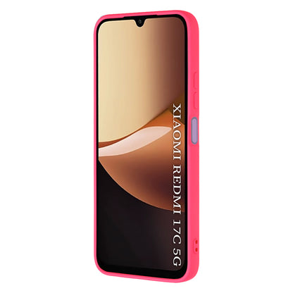 Deksel til Xiaomi Redmi 17C 5G, Techsuit, SoftFlex, mørk rosa