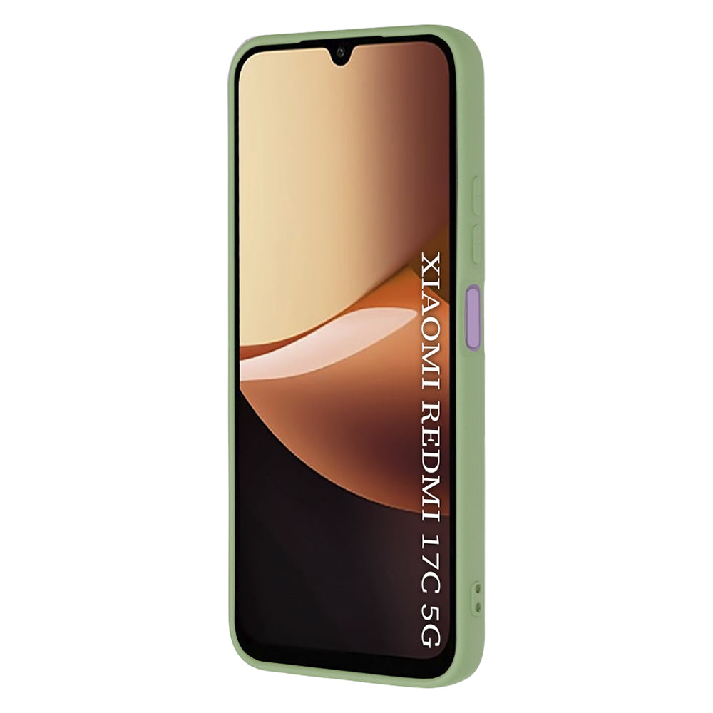 Deksel til Xiaomi Redmi 17C 5G, Techsuit, SoftFlex, lysegrønn