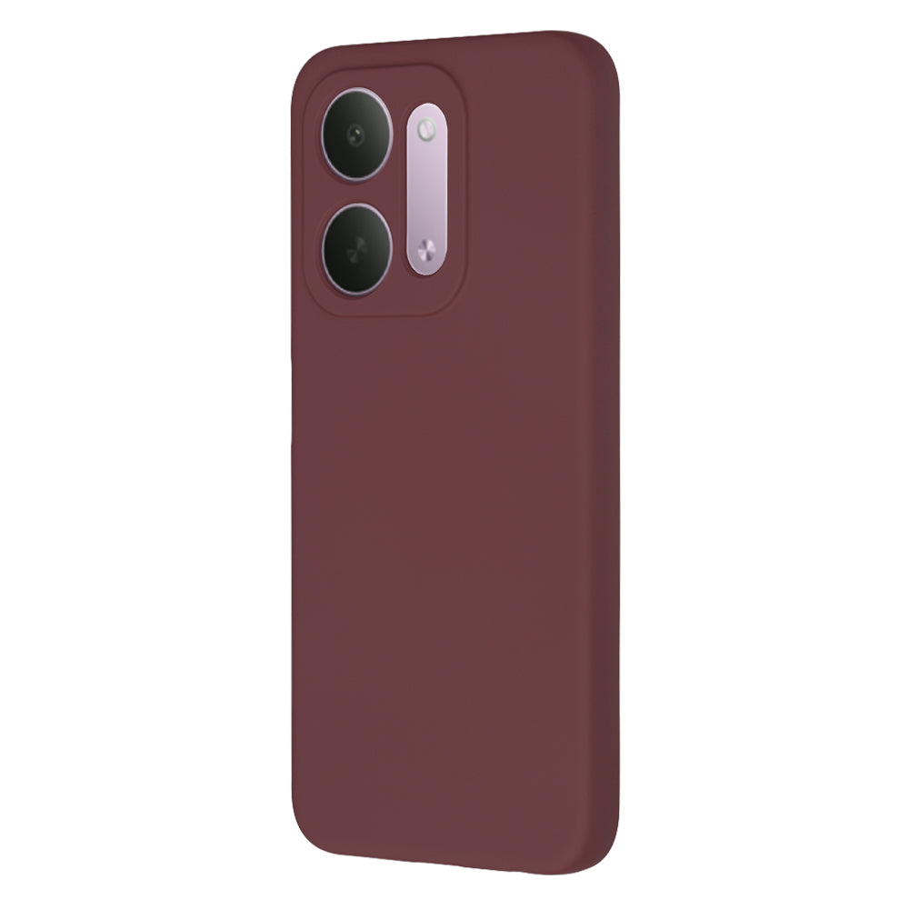 Deksel til Xiaomi Redmi 17C 5G, Techsuit, SoftFlex, burgunderrød