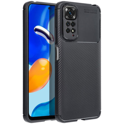 Deksel for Xiaomi Poco C65 / Redmi 13C, OEM, Carbon Premium, Svart