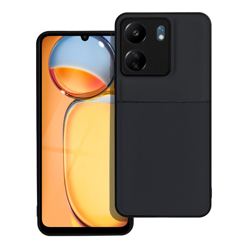 Deksel for Xiaomi Poco C65 / Redmi 13C, OEM, Noble, Svart