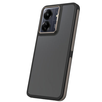 Deksel for Xiaomi Poco M6 / Redmi 13C 5G, OEM, Crystal Black, Grå